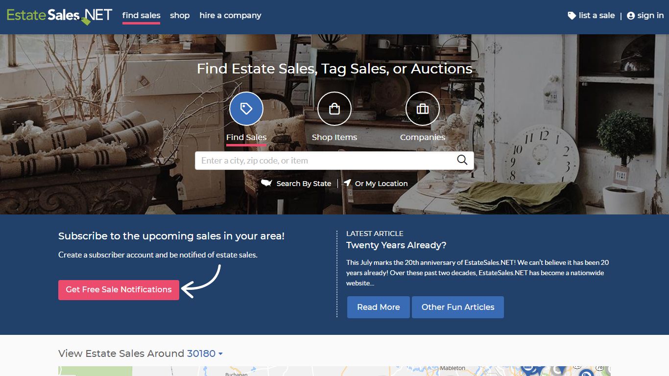 Find Estate Sales